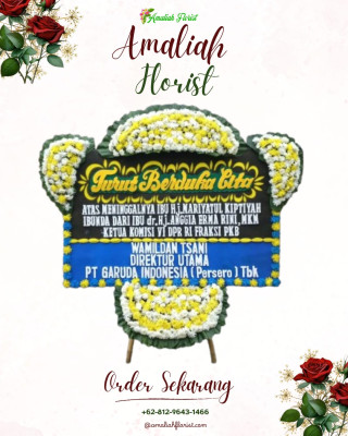 Papan Bunga Duka di Hadimulyo Barat