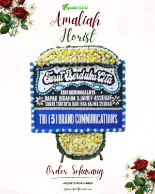 Papan Bunga Duka di Hadimulyo Barat